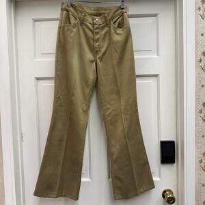 1960s 27W True Vintage Levi's for Gals Sta-Prest Tan Khaki Pants Soft Spring